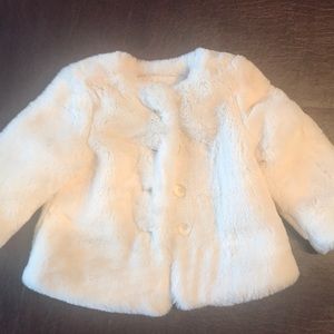 Old Navy faux fur coat
